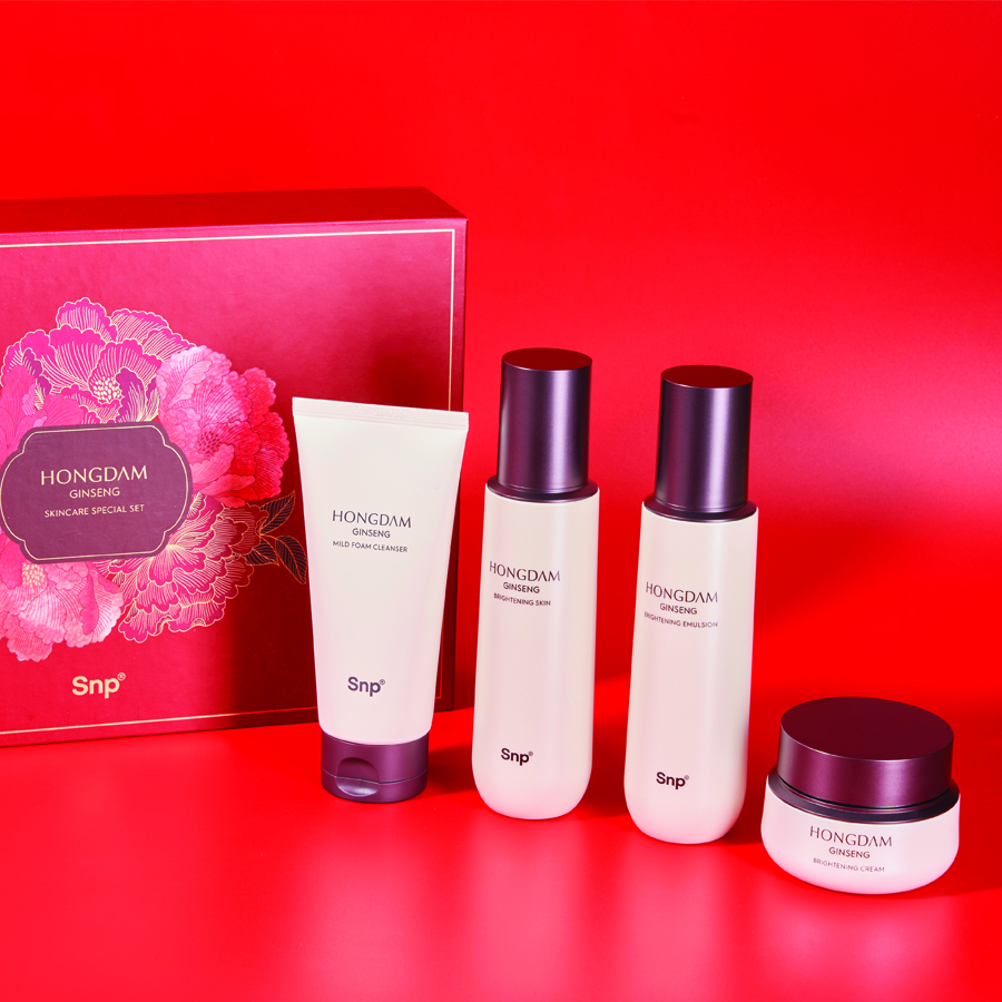 Bộ Dưỡng Da Sâm Lên Men Dưỡng Trắng HONGDAM | HONGDAM GINSENG BRIGHTENING SET